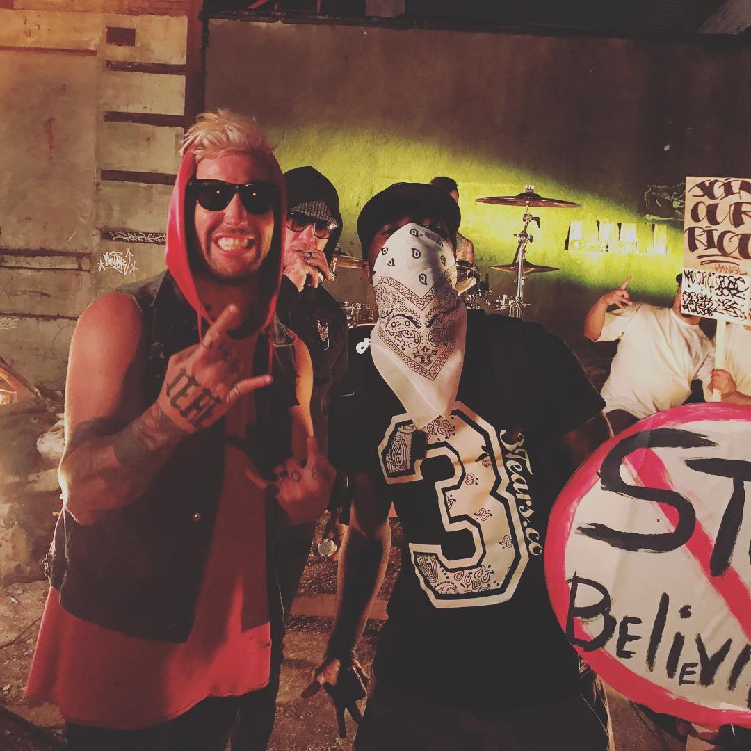 Behind-the-scenes of new Hollywood Undead music video