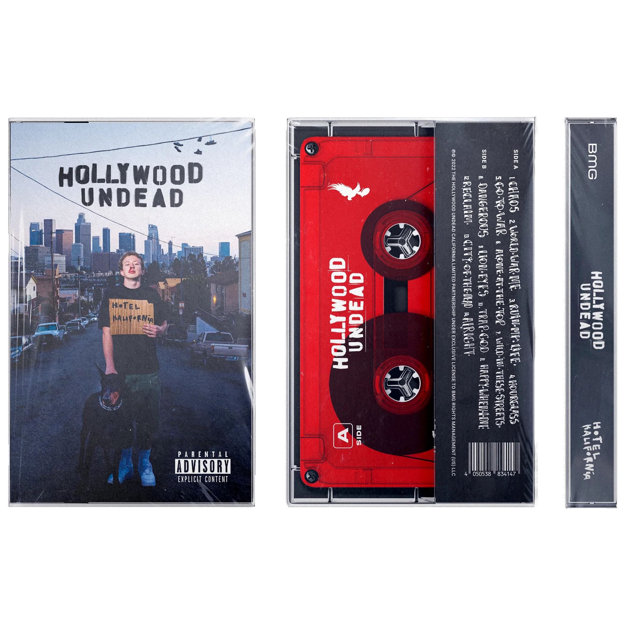 Hollywood Undead - Hotel Kalifornia CASSETTE (RED)