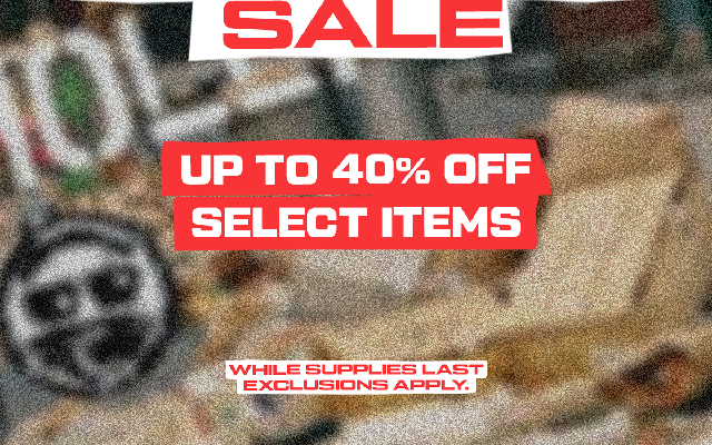 Sale on selected items now on